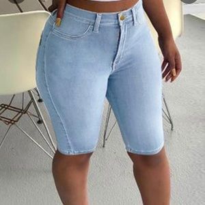 Denim shorts